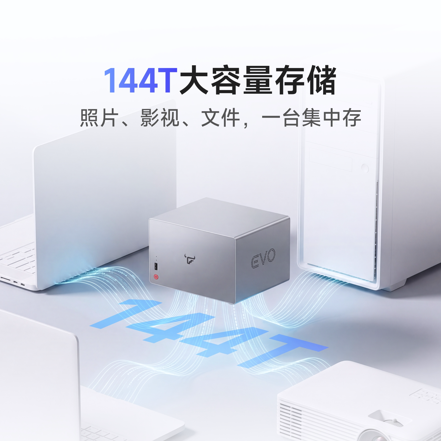 飞牛EVO 4四盘位8+128NAS智能存储 2664元 - 86线报