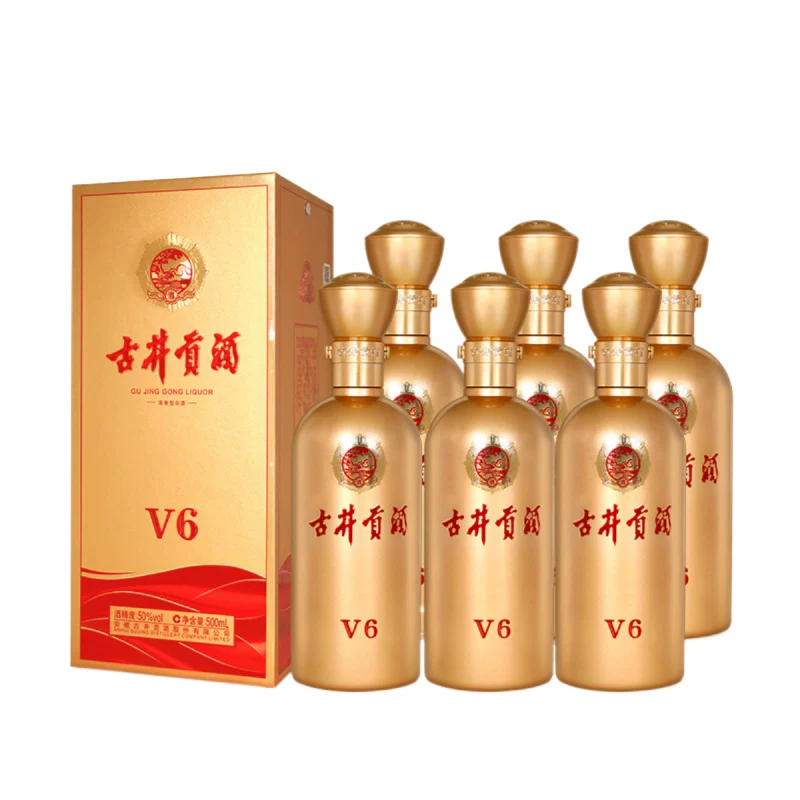 古井贡酒V6 50%vol浓香型白酒500ml*6瓶 445元 - 86线报 古井贡酒V6 50%vol浓香型白酒500ml*6瓶 445元 - 86线报