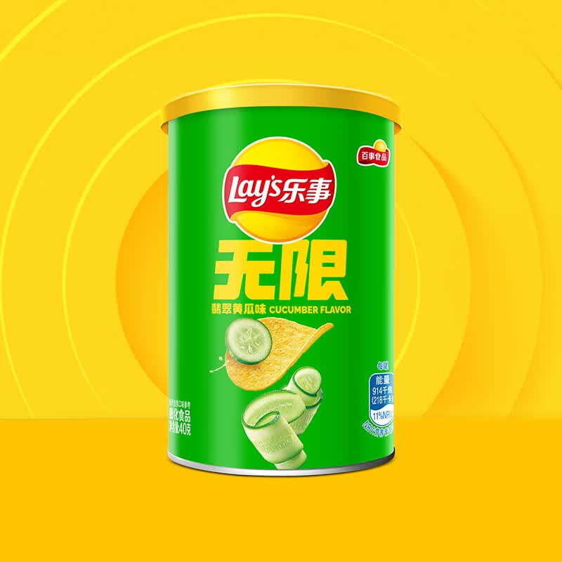 乐事经典/大波浪/奇多系薯片无限翡翠黄瓜味40g罐装 2.15元 - 86线报 乐事经典/大波浪/奇多系薯片无限翡翠黄瓜味40g罐装 2.15元 - 86线报