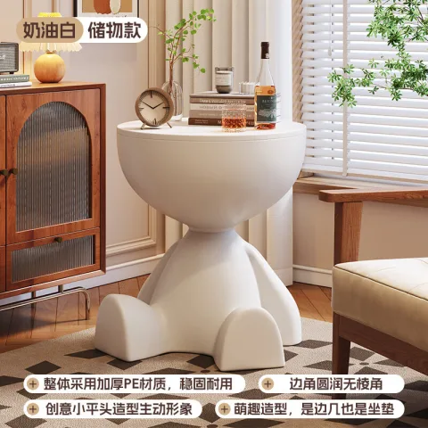 OLOEY 沙发边几边柜床边桌客厅角几阳台小茶桌 券后36.6元 图片 2