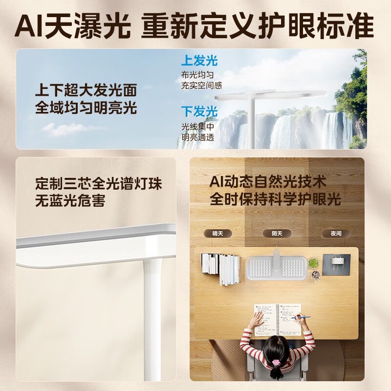 美的全光谱儿童护眼灯 588元 - 86线报