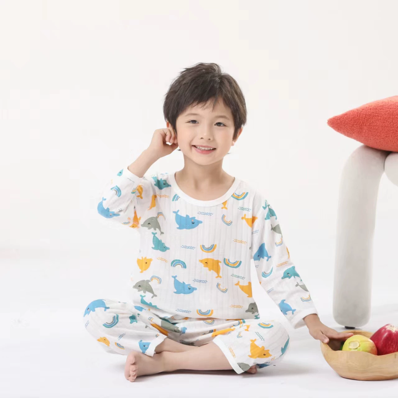 木木屋儿童睡衣纯棉男童女童7分袖家居服套装夏季薄款宝宝空调服 19.99元 - 86线报 木木屋儿童睡衣纯棉男童女童7分袖家居服套装夏季薄款宝宝空调服 19.99元 - 86线报