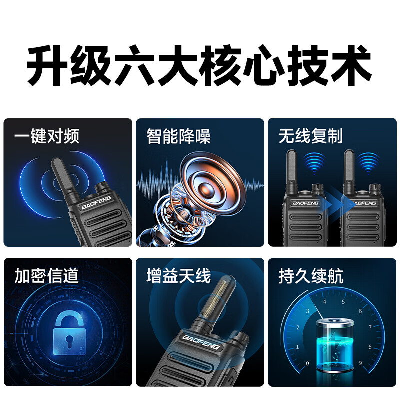 宝锋大功率远距离对讲机2只 74.8元 - 86线报