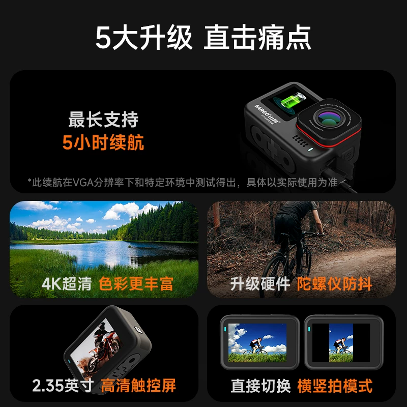山狗A9P 4K防抖运动相机 592元 - 86线报 山狗A9P 4K防抖运动相机 592元 - 86线报