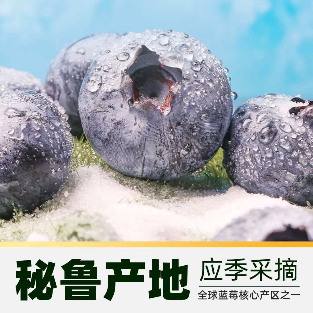 佳沃秘鲁进口蓝莓大果8盒 大果18-20mm 49.77元 - 86线报