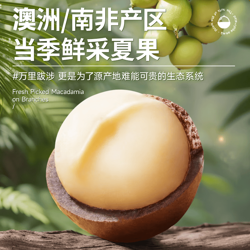 三只松鼠量贩夏威夷果大颗粒坚果零食特产小吃休闲食品干果夏威夷果500g 20.9元 - 线报酷