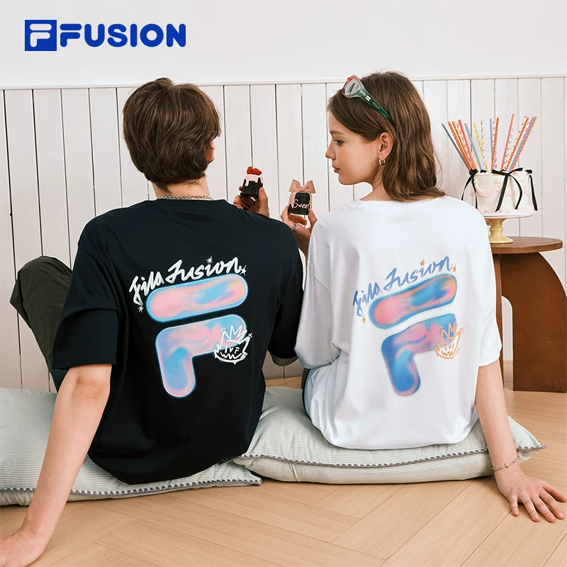 FILA FUSION斐乐潮牌情侣短袖t恤女26夏季新款女装宽松纯棉上衣男 284元 - 86线报 FILA FUSION斐乐潮牌情侣短袖t恤女26夏季新款女装宽松纯棉上衣男 284元 - 86线报