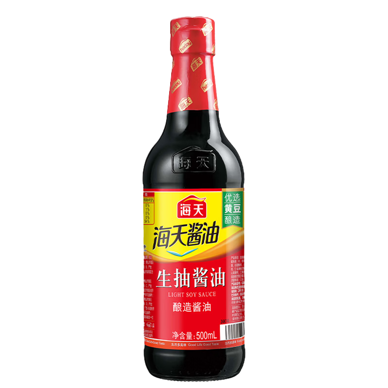 海天生抽酱油500mL PET瓶 2.8元 - 86线报