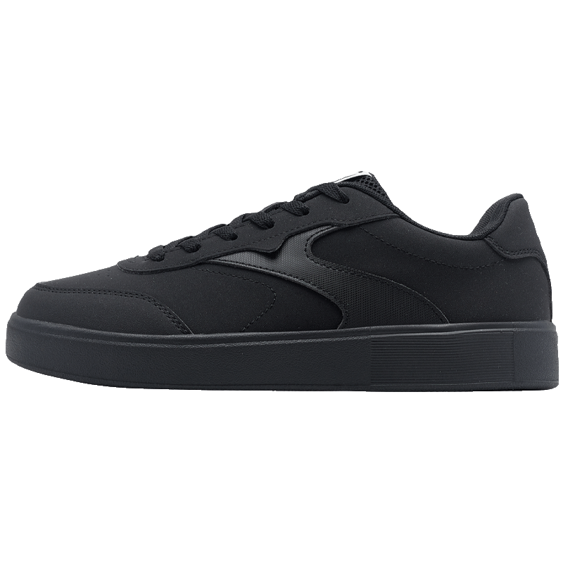 特步元气德训鞋男子低帮板鞋黑色 98.99元 - 线报酷