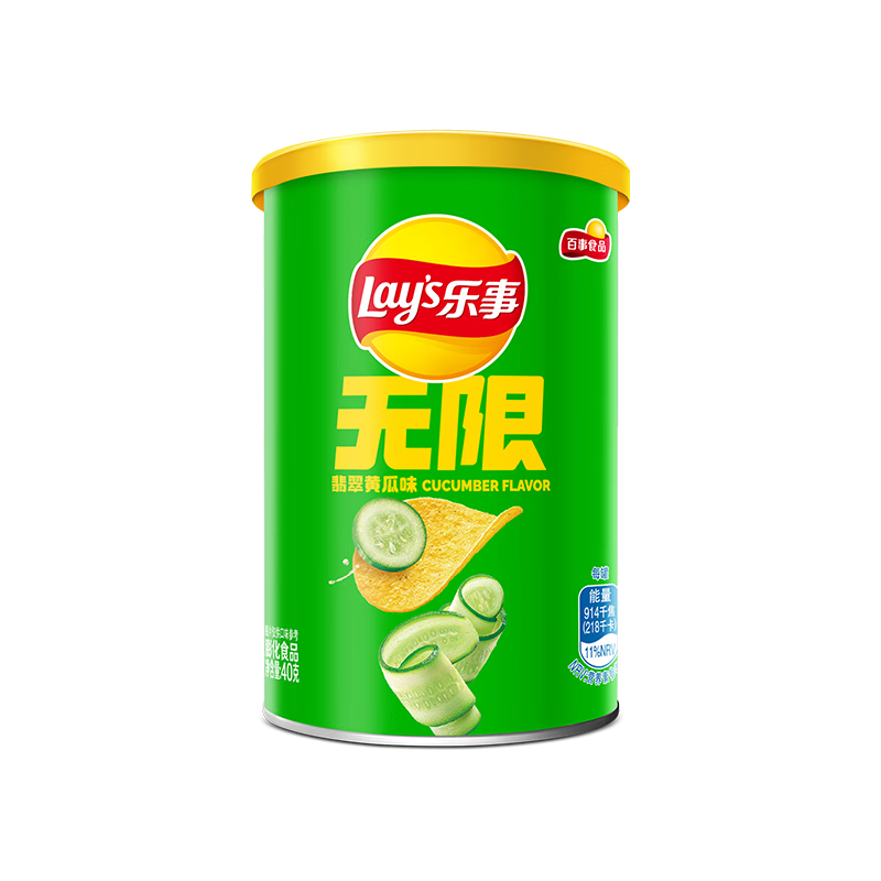 乐事经典/大波浪/奇多系薯片无限翡翠黄瓜味40g罐装 2.15元 - 86线报