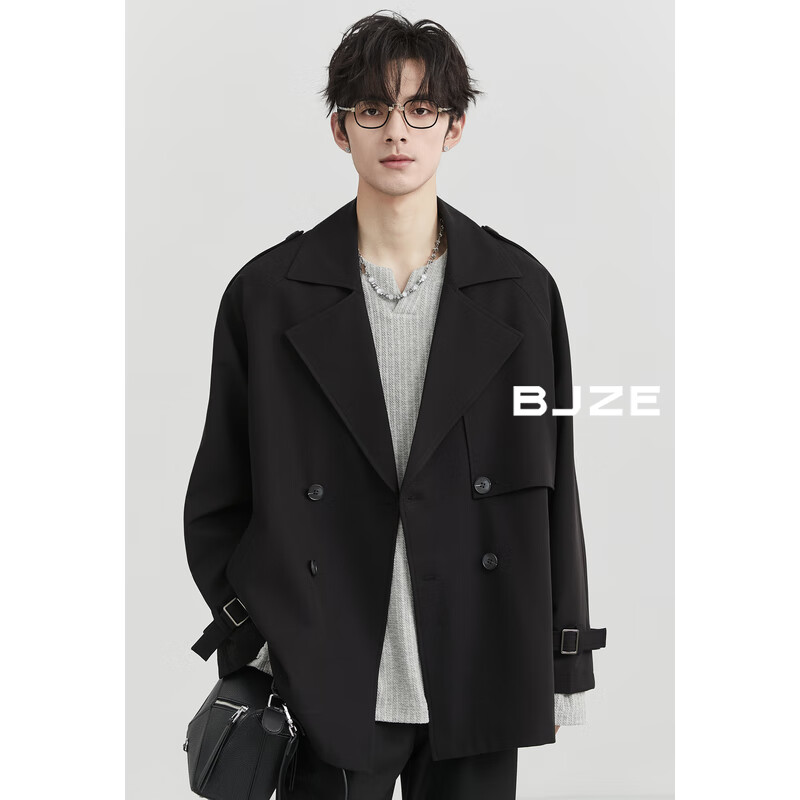 伯爵卓尔短款英伦男士风衣 249.95元 - 86线报