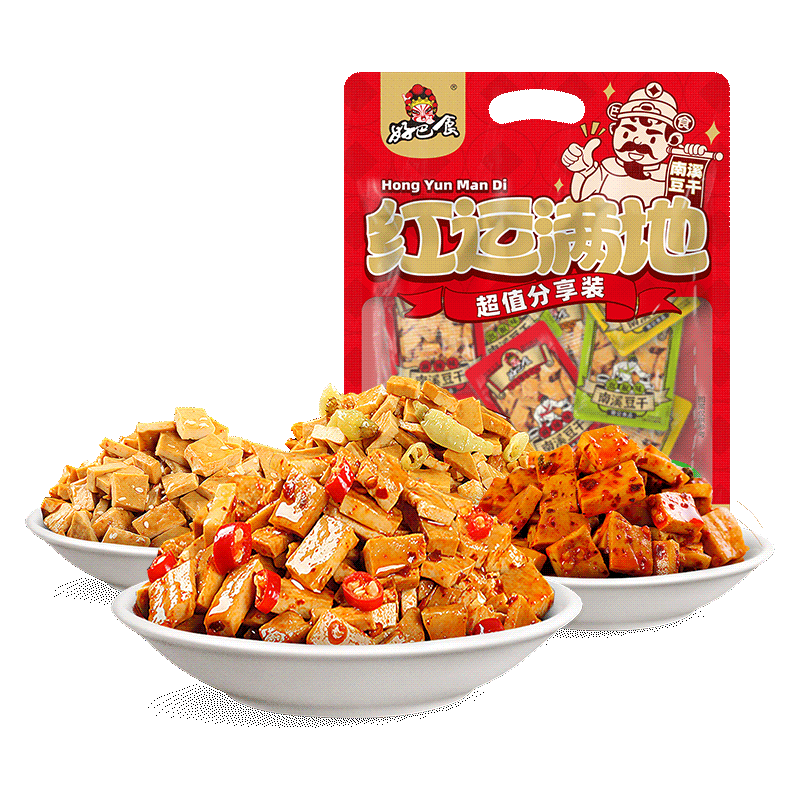 好巴食南溪豆干四种口味400g 6.9元 - 86线报
