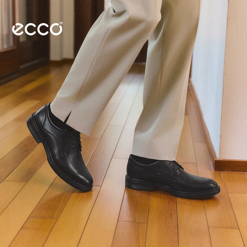 ecco 里斯系列 牛皮 男士德比鞋 62210401001 1442.99元 - 86线报