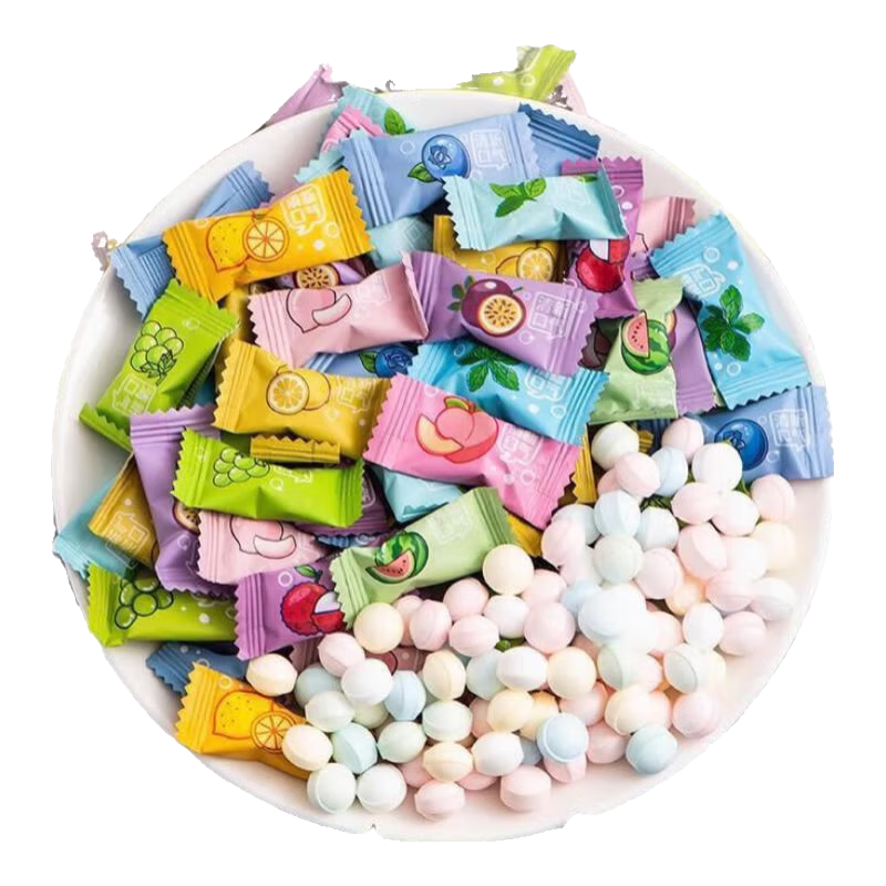 网红水果味无糖维C薄荷含片 同款 独立包装 68包混合口味 3.49元 - 86线报