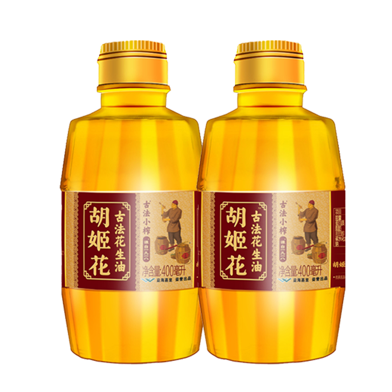 胡姬花古法小榨花生油400ml×2瓶 18.9元 - 86线报