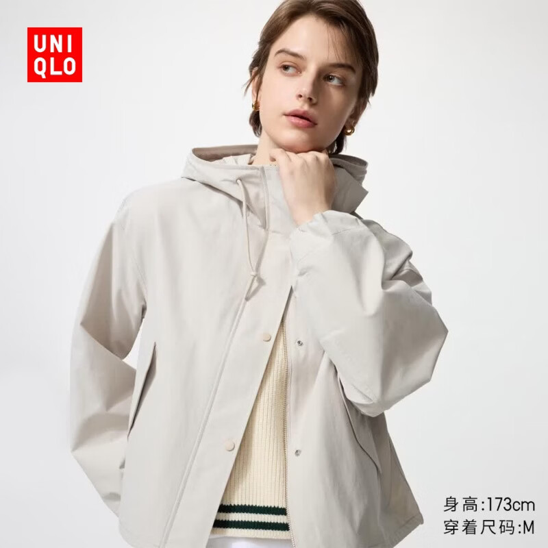 优衣库休闲连帽短外套女装481600 479229 131.2元 - 线报酷
