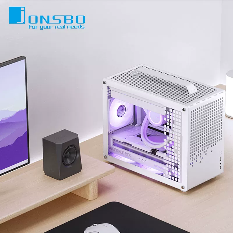 乔思伯机箱Z20提手式MATX白色240水冷MINI桌面ITX电脑机箱 238元 - 线报酷