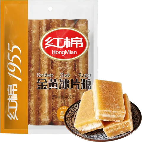 红棉 冰片糖 &厨房调味炖品糖水 &冰糖400g 券后1.56元 图片 1