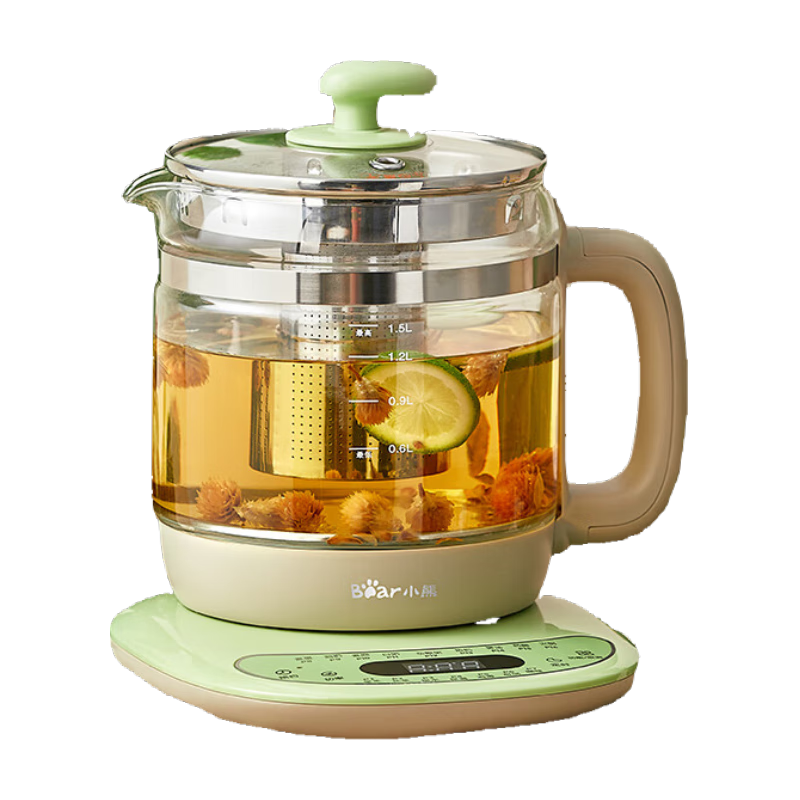 小熊 YSH-B18T1 养生壶 1.5L 绿色 多功能烧水炖煮 83.5元 - 86线报