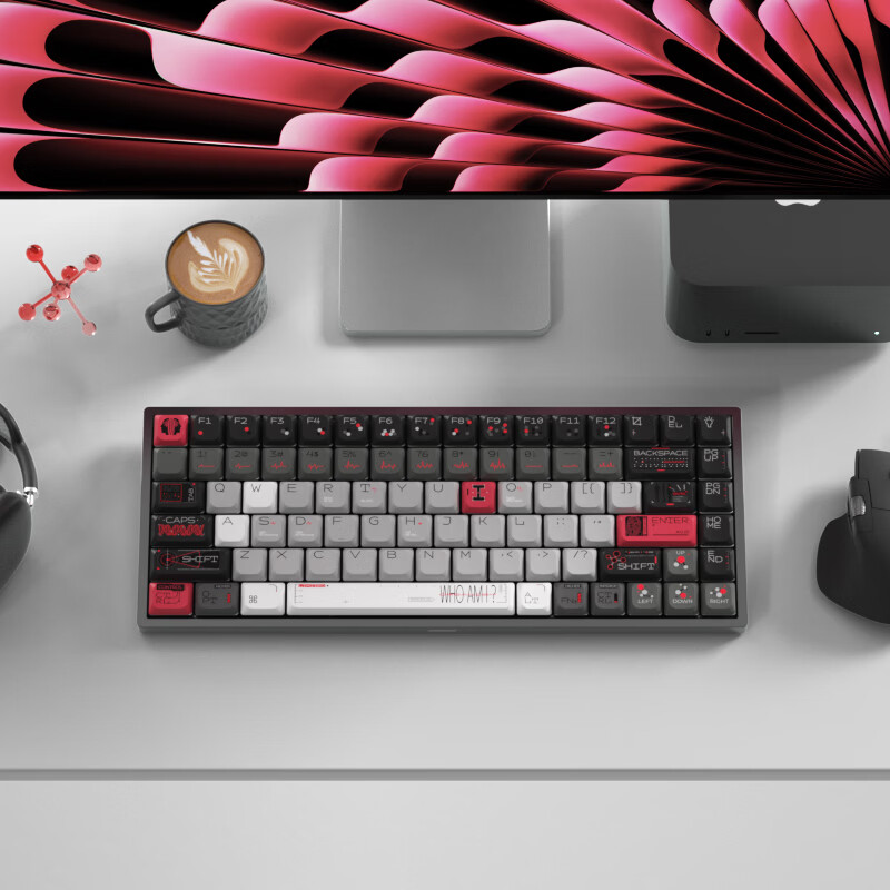 Keychron三模有线机械键盘单色背光机械轴深空灰 487元 - 清风线报