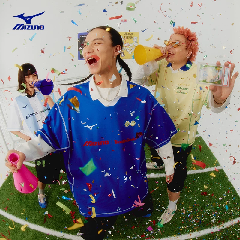 美津浓xTROUBLE SMILE联名速干防晒POLO衫 127.36元 - 86线报