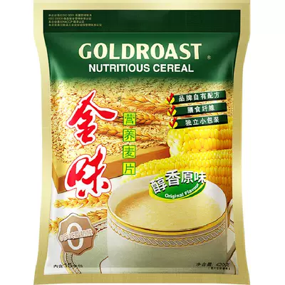 金味原味营养麦片420g（28g×15小包） 11.85元 - 86线报