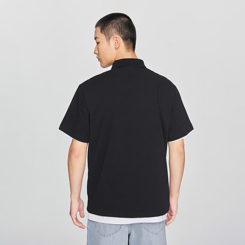 Lee舒适版防晒紫外线翻领Logo织标男凉感短袖polo 131.2元 - 86线报