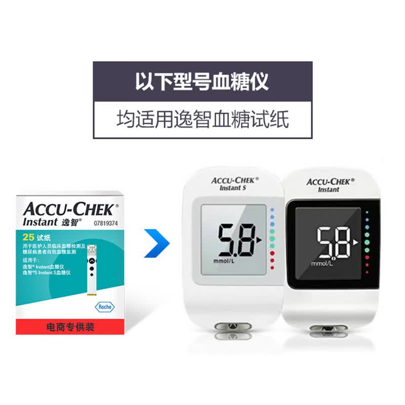 ROCHE血糖仪家用血糖试纸逸智型200片试纸+200支采血针 263元 - 86线报