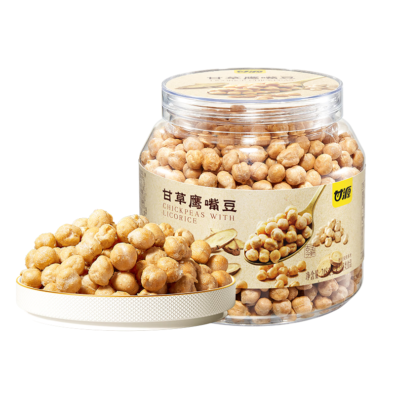 甘源甘草蜂蜜即食鹰嘴豆228g罐装 4.37元 - 86线报