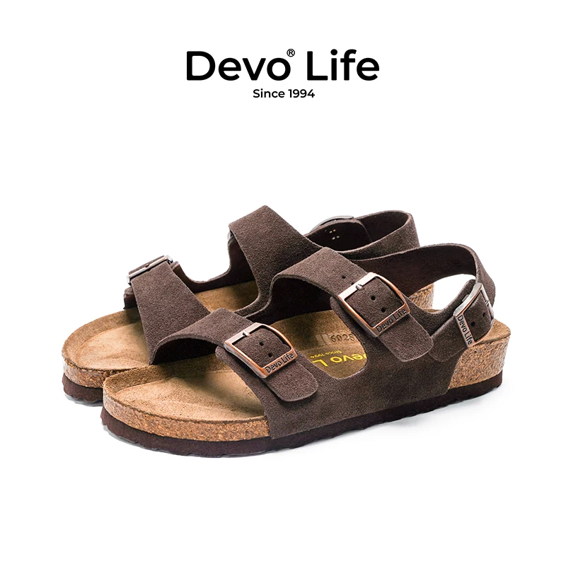 Devo Life男女软木休闲凉拖鞋 130.42元 - 线报酷
