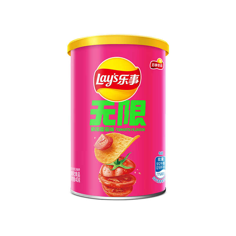 乐事无限鲜浓番茄味40g 2.15元 - 86线报