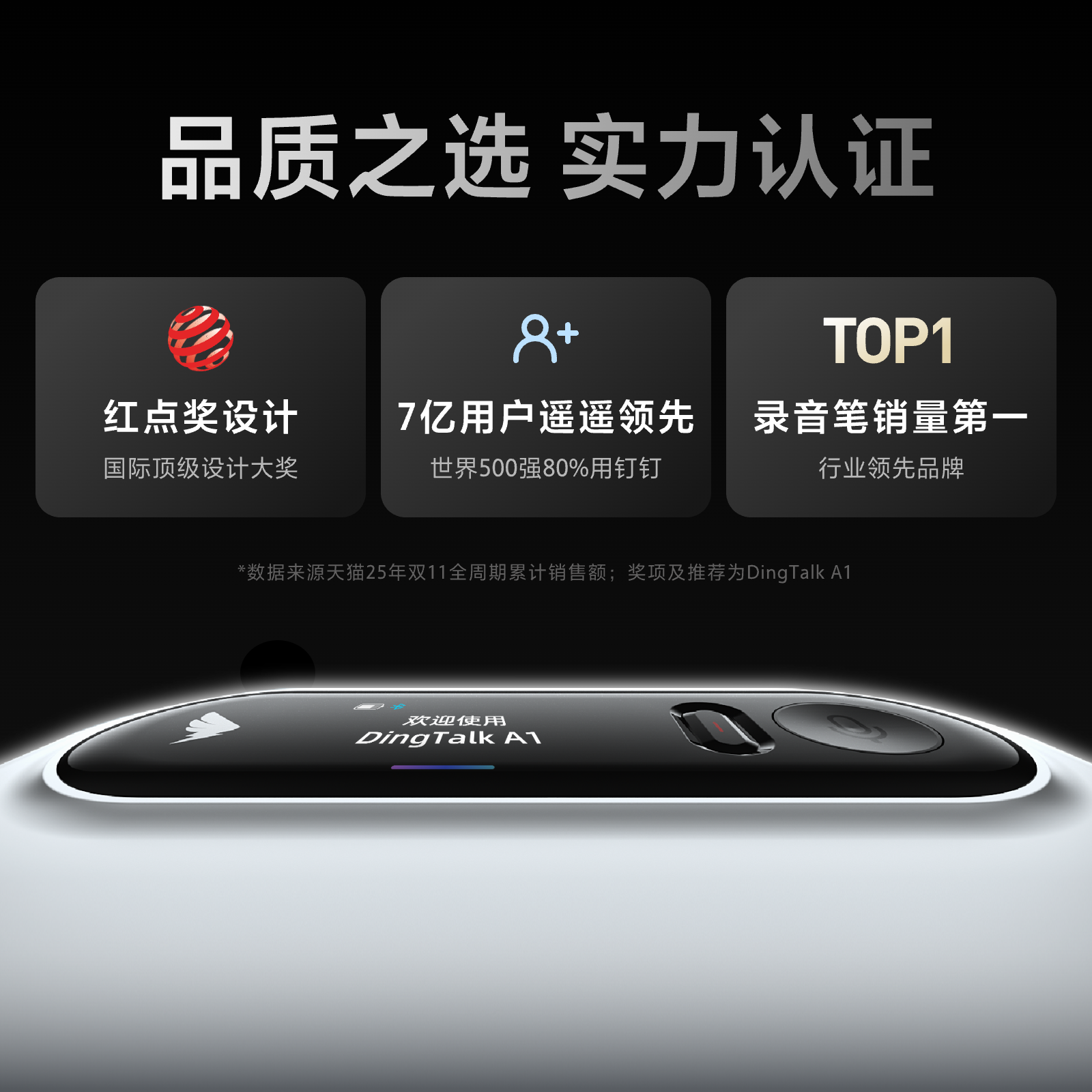 钉钉A1DingTalk A1智能AI录音笔 769元 - 86线报