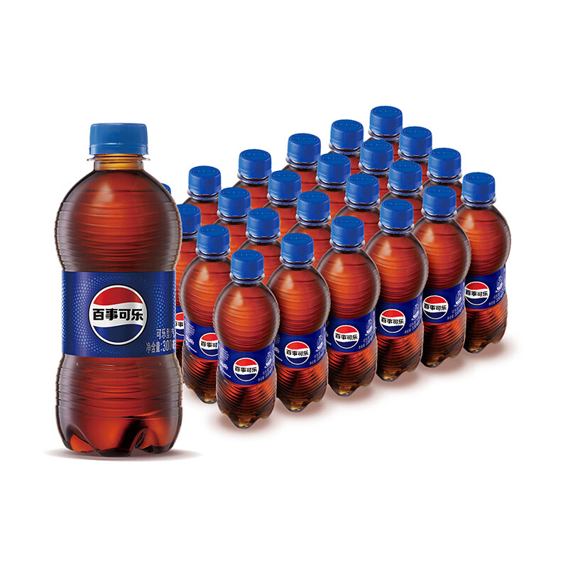 百事可乐Pepsi碳酸饮料汽水300ml*24瓶小瓶整箱装 22.42元 - 86线报