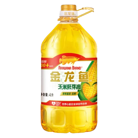 金龙鱼 压榨玉米油 非转基因 4L 35.9元 图片 2