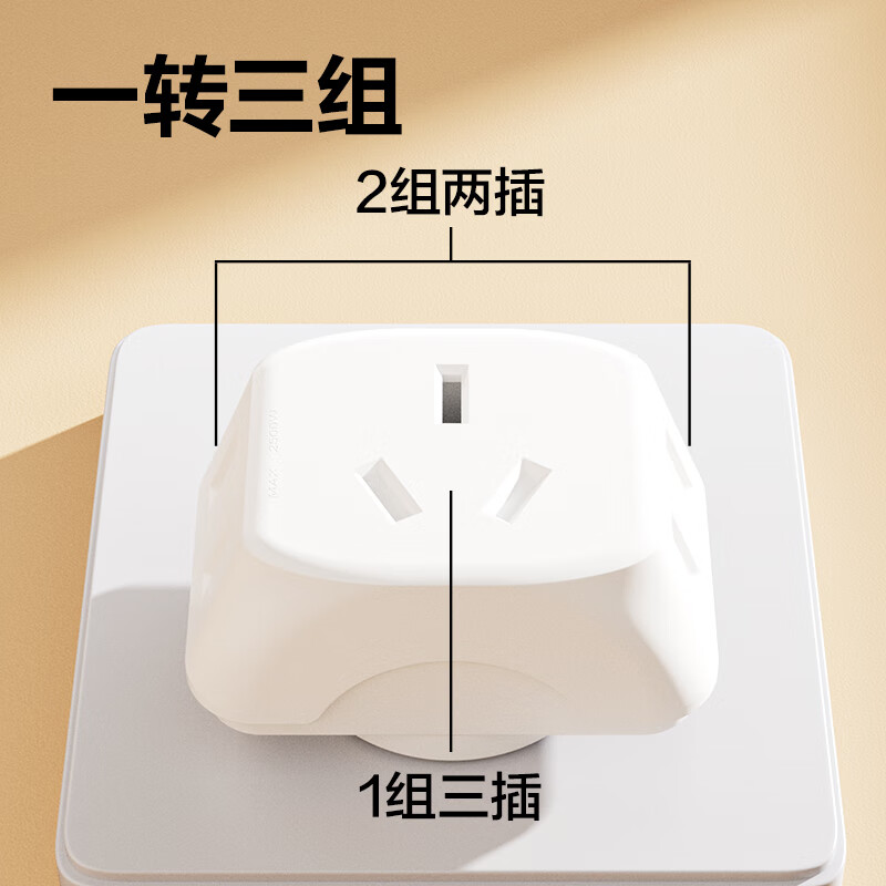 得力迷你无线一转三插座转换插头电源转换器迷你插排排插3位扩展插座LU5043 3.07元 - 线报酷 得力迷你无线一转三插座转换插头电源转换器迷你插排排插3位扩展插座LU5043 3.07元 - 线报酷