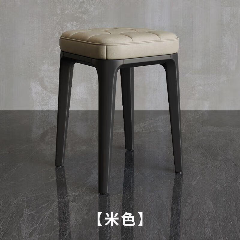 LISM客厅软包凳子塑料凳家用可叠放茶几凳2个 29.95元 - 86线报