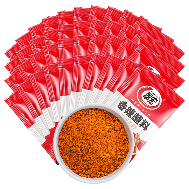 翠宏辣椒面烤肉蘸料2g×40袋香辣干碟 3.29元 - 86线报 翠宏辣椒面烤肉蘸料2g×40袋香辣干碟 3.29元 - 86线报