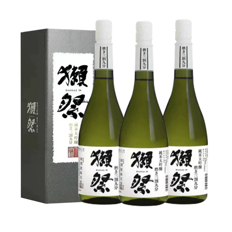 獭祭日本纯米大吟酿清酒720ml*3瓶礼盒装 438.74元 - 线报酷