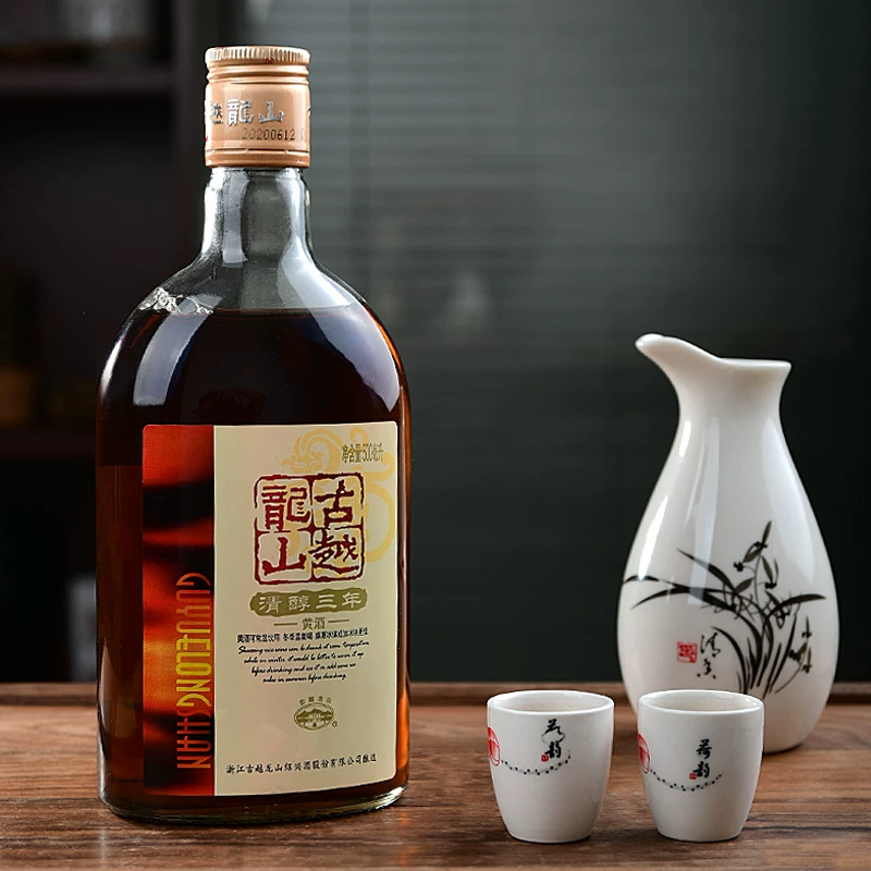 古越龙山绍兴黄酒清醇三年花雕酒绍兴酒500ml*12瓶整箱装 104元 - 86线报