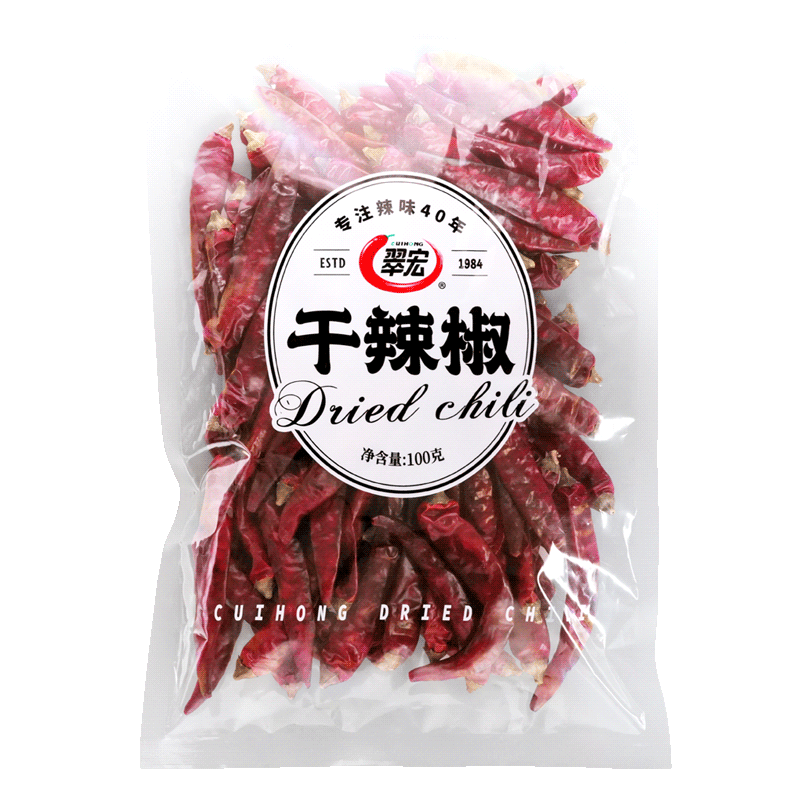 翠宏干辣椒100g原色无硫熏香辛料 5元 - 86线报 翠宏干辣椒100g原色无硫熏香辛料 5元 - 86线报