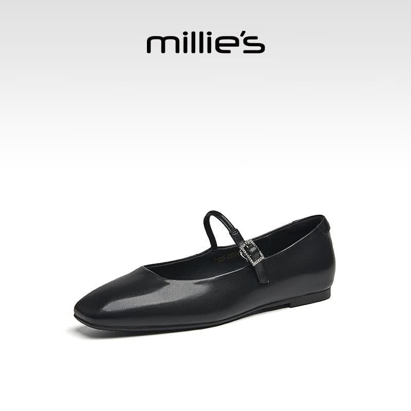 Millie's方头平底玛丽珍单鞋浅口百搭 729元 - 86线报
