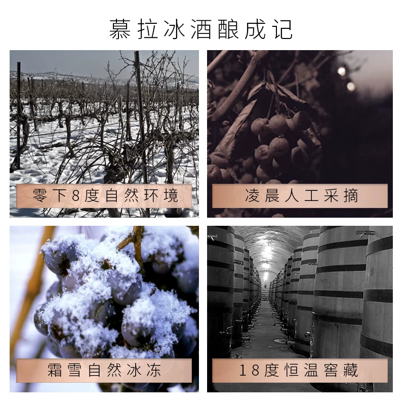 慕拉冰酒雷司令白葡萄酒500ml*2瓶礼盒装 28.7元 - 线报酷