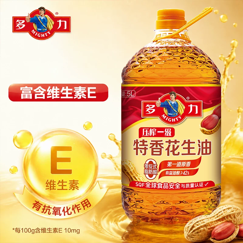 多力 特香花生油 物理压榨 5L 73.42元 - 86线报