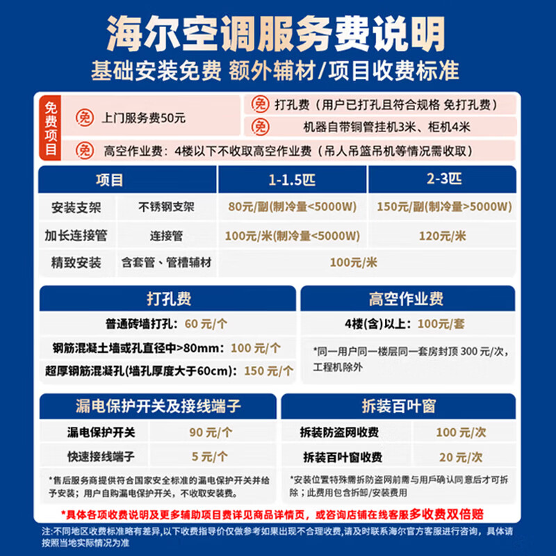 海尔洗空气舒享版3匹空调智清洁新一级能效立式柜机KFR-72LW/E3-1除菌降尘+自清洁 - 线报酷