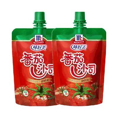 味好美番茄沙司挤挤装130g×4袋 5.37元 - 86线报