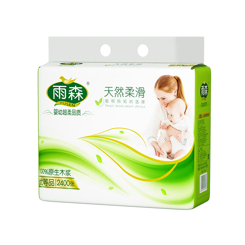 雨森妇婴抽纸400张/提4层加厚大尺寸 6.99元 - 86线报 雨森妇婴抽纸400张/提4层加厚大尺寸 6.99元 - 86线报