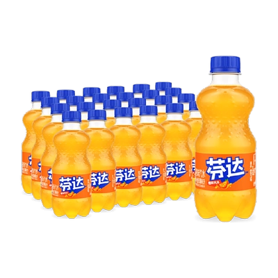可口可乐芬达橙味汽水mini300ml×24瓶 18.15元 - 线报酷