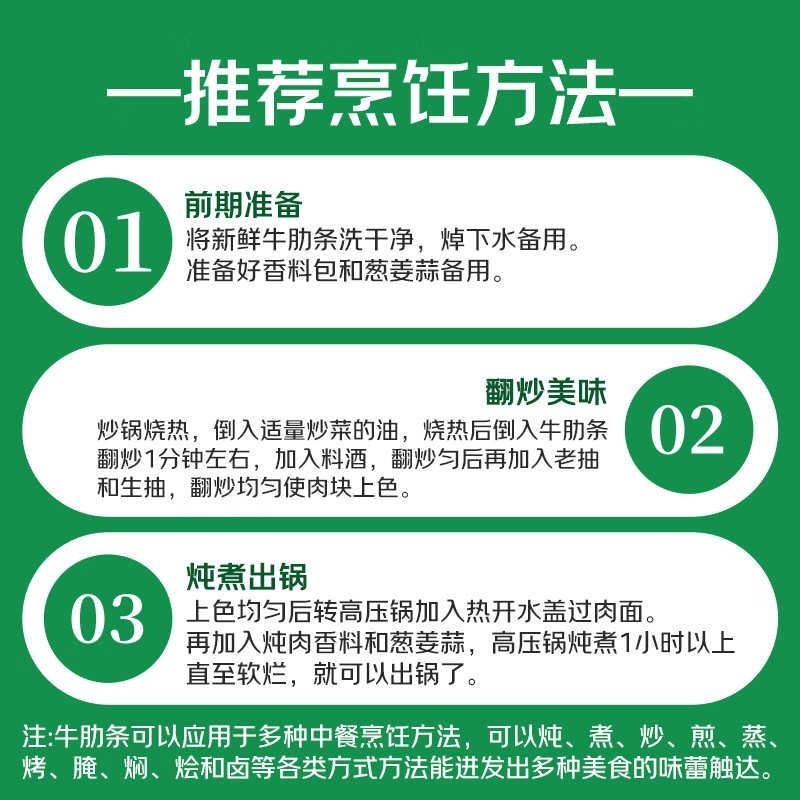 鲜京采巴西进口原切肩部牛肋条4斤 139.9元 - 86线报