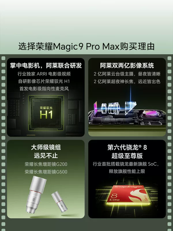 荣耀 Magic9Pro Max 5G手机 5849.1元 - 线报酷