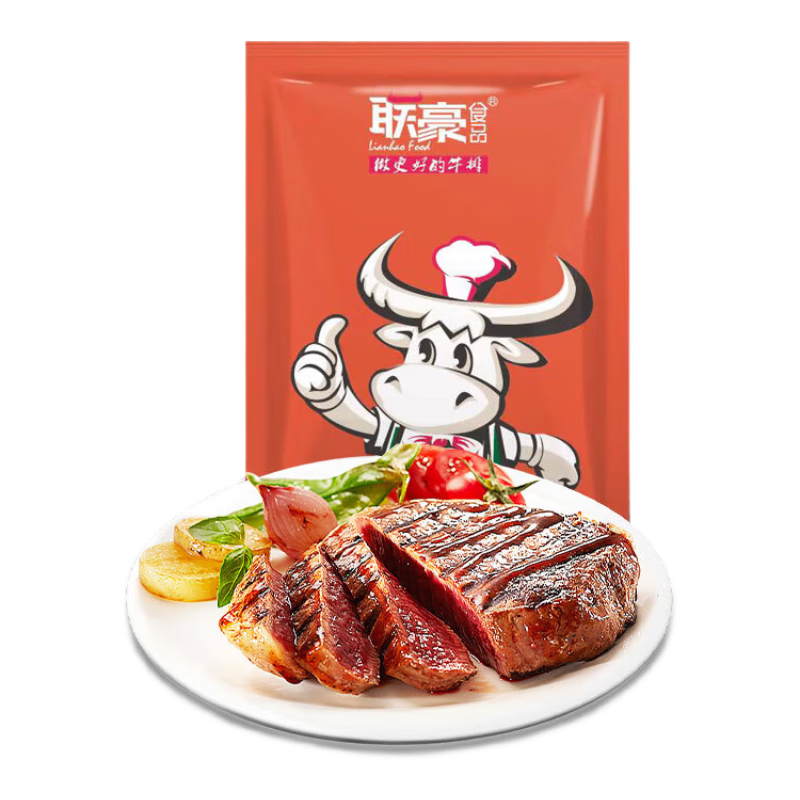 联豪食品菲力厚切调理牛排150g×10片赠酱5包 128.8元 - 86线报